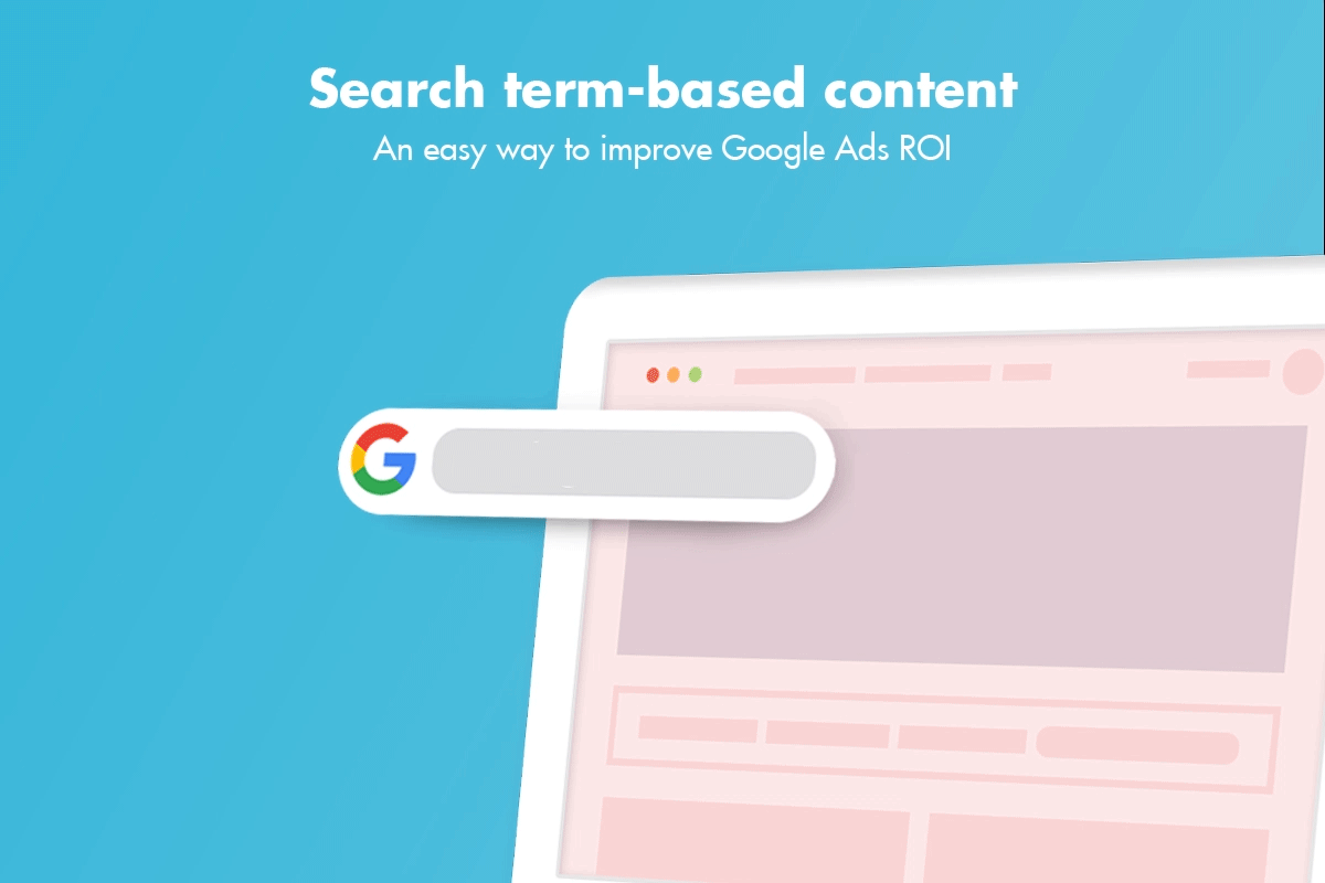 Search term based content
